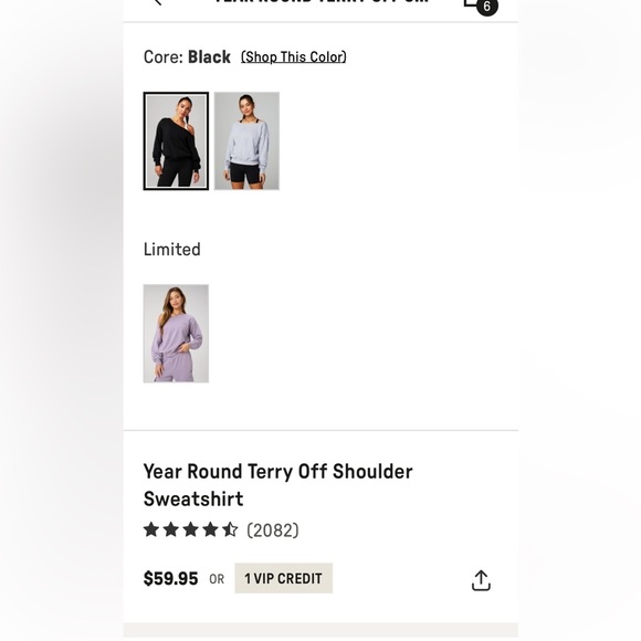 Fabletics EUC XS OVERSIZED Top - Picture 11 of 11